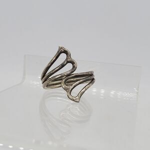 Sterling Silver Size 7 Bypass Ring